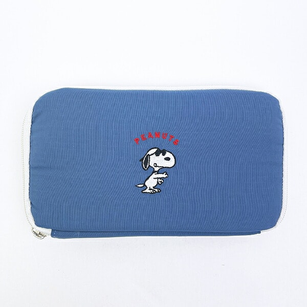 スヌーピー パスポートケース ネイビー トラベル SNOOPY
