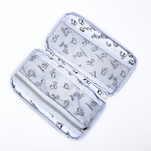 スヌーピー パスポートケース ネイビー トラベル SNOOPY