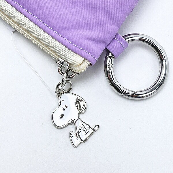 スヌーピー ジョークール カラーミニポーチ パープル SNOOPY