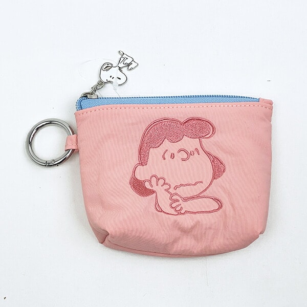 スヌーピー ルーシー カラーミニポーチ ピンク SNOOPY
