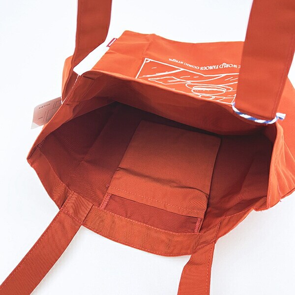 スヌーピー ジョー・クール ロゴカラートートバッグ ブラウン SNOOPY