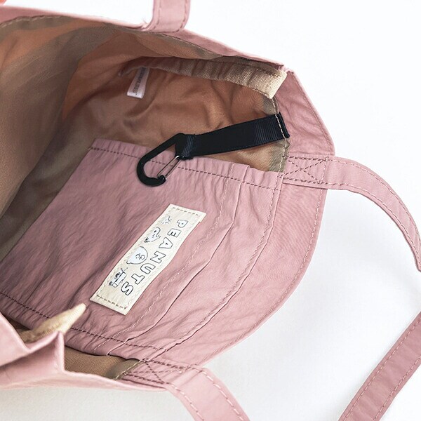 スヌーピー チャーリーブラウン お出かけトートバッグ ワッペン ランチ SNOOPY