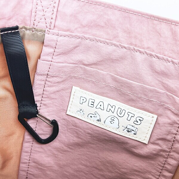 スヌーピー チャーリーブラウン お出かけトートバッグ ワッペン ランチ SNOOPY