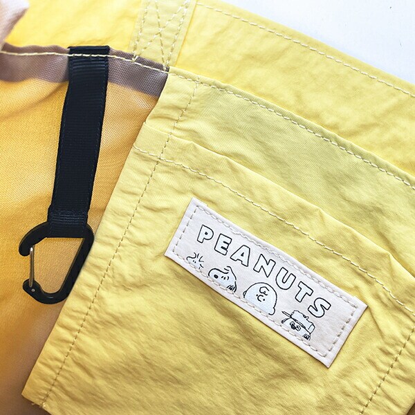 スヌーピー ウッドストック お出かけトートバッグ ワッペン ランチ SNOOPY