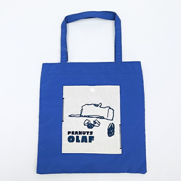 スヌーピー オラフ お出かけトートバッグ ワッペン ランチ SNOOPY
