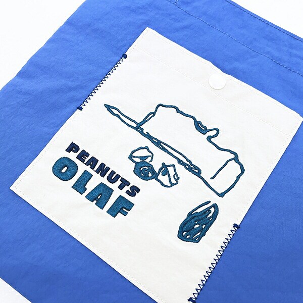 スヌーピー オラフ お出かけトートバッグ ワッペン ランチ SNOOPY