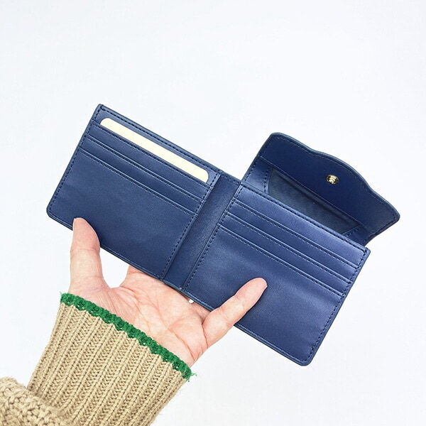 スヌーピー オラフ 折りたたみ二つ折り財布 ワンポイントエンボス SNOOPY