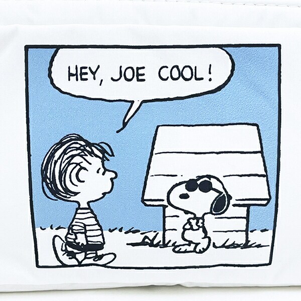 スヌーピー ポーチ (ブルー) コミック SNOOPY