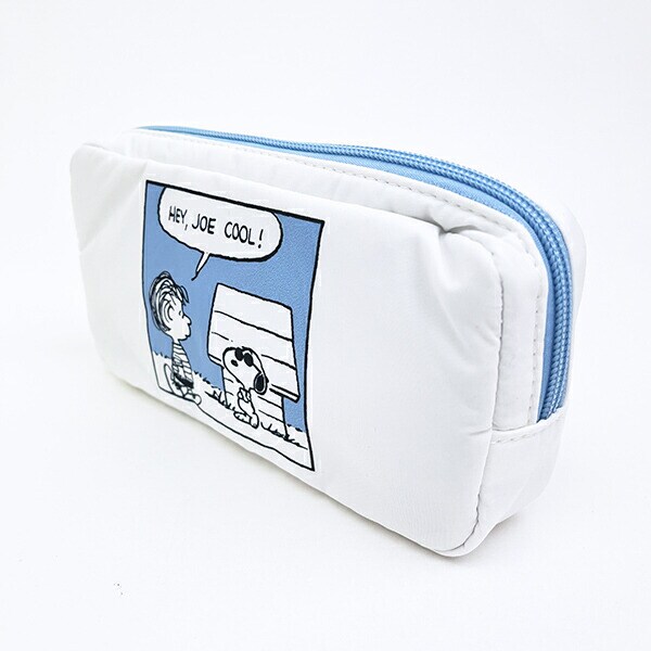 スヌーピー ポーチ (ブルー) コミック SNOOPY