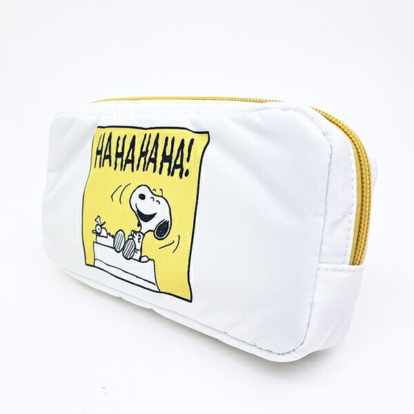 スヌーピー ポーチ (イエロー) コミック SNOOPY