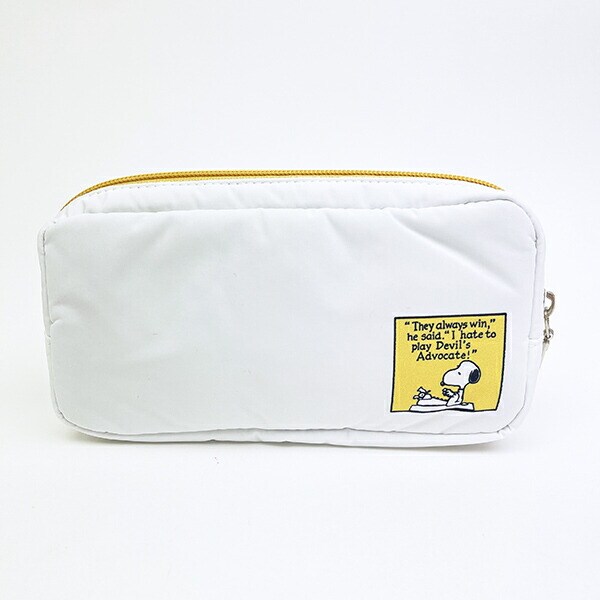 スヌーピー ポーチ (イエロー) コミック SNOOPY