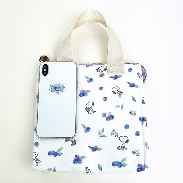 スヌーピー ランチトート ブルーベリー バッグ 保冷 保温