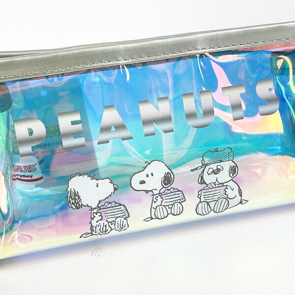 スヌーピー オーロラ クリアペンポーチ 文具 SNOOPY