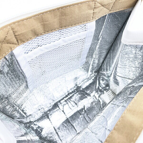 スヌーピー アップリケ ランチトートバッグ ベージュ SNOOPY