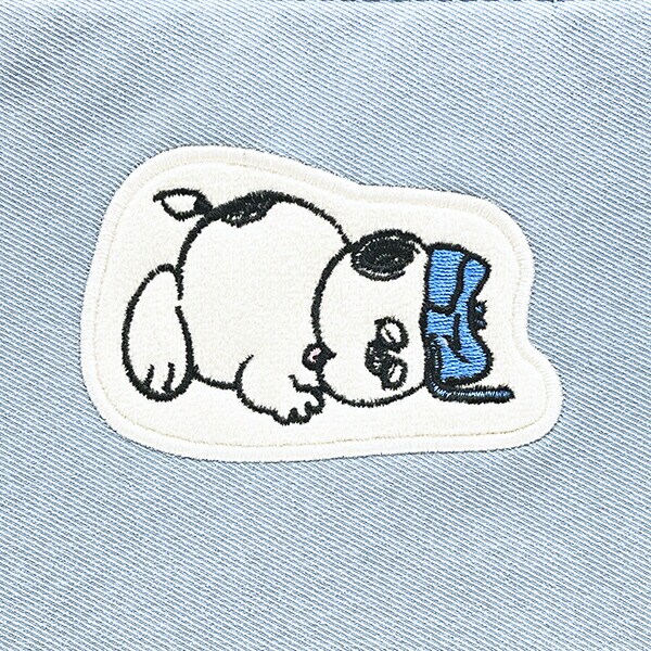 スヌーピー オラフ ランチトートバッグ ブルー アップリケ SNOOPY