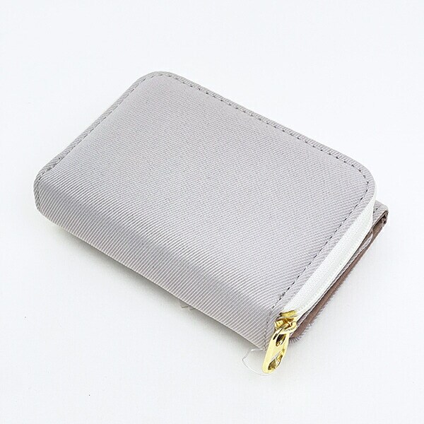 スヌーピー スヌーピー＆チャーリーブラウン ファスナー三つ折り財布 グレー SNOOPY