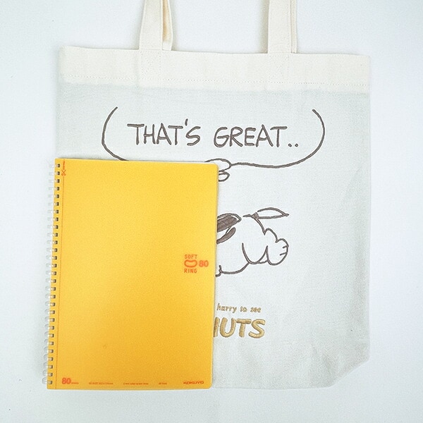 スヌーピー 刺しゅうトートバッグ GREAT SNOOPY