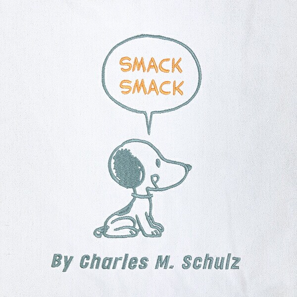 スヌーピー 刺しゅうトートバッグ SMACK SNOOPY