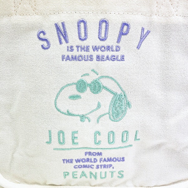 スヌーピー ジョー・クール 刺しゅうミニトートバッグ SNOOPY