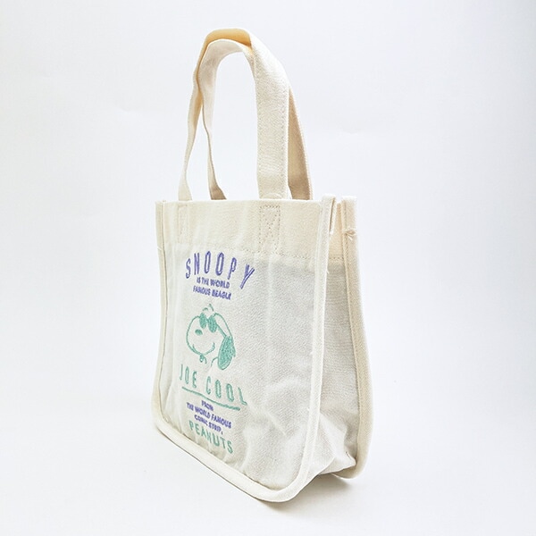 スヌーピー ジョー・クール 刺しゅうミニトートバッグ SNOOPY