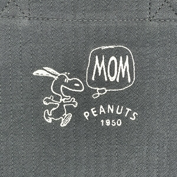 スヌーピー ミニレッスントートバッグ ブルーグレー SNOOPY