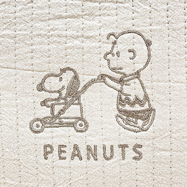 スヌーピー カート お出かけポーチ (ベージュ) 旅行 SNOOPY