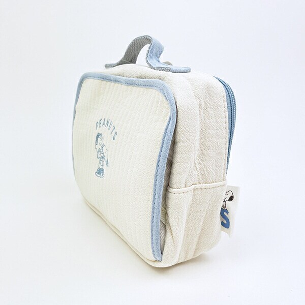 スヌーピー 抱っこ お出かけポーチ (ホワイト) 旅行 SNOOPY