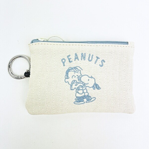 スヌーピー パスポーチ ホワイト 抱っこ SNOOPY