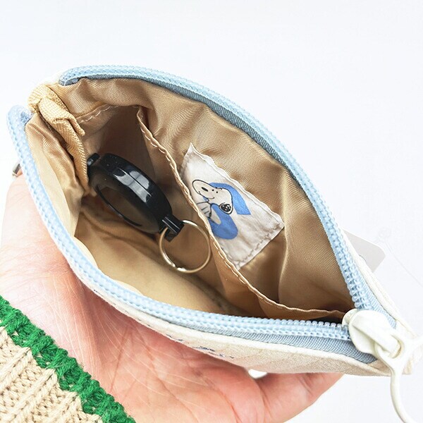 スヌーピー パスポーチ ホワイト 抱っこ SNOOPY