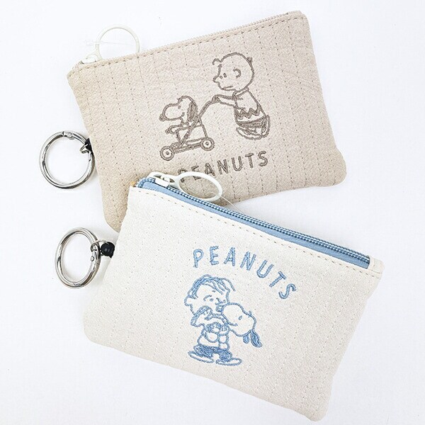スヌーピー パスポーチ ホワイト 抱っこ SNOOPY