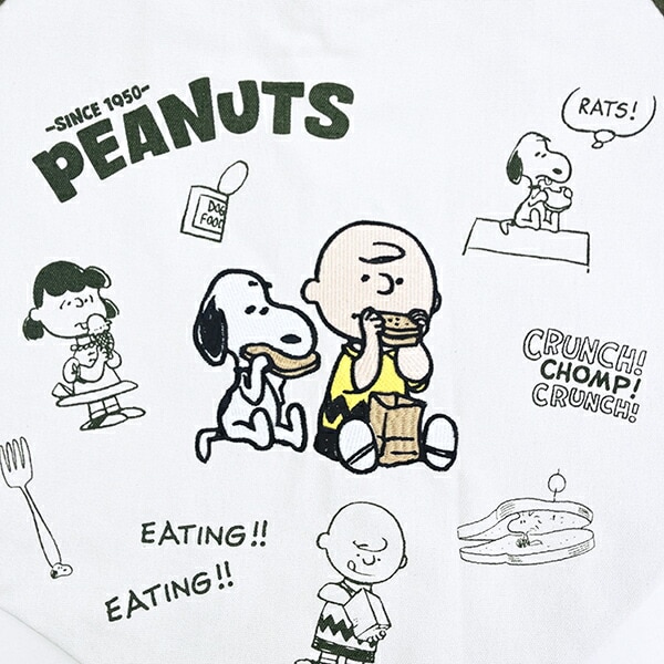 スヌーピー チャーリーブラウン バルーントートバッグ カーキ SNOOPY