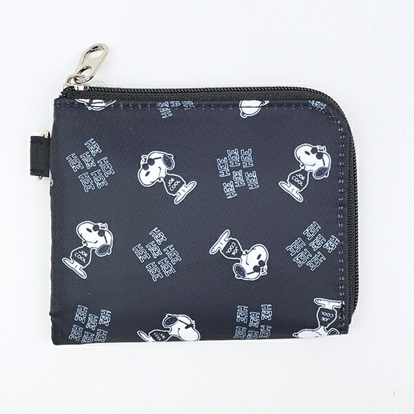 スヌーピー ジョークール ウォレット 財布 チラシ モノトーン SNOOPY