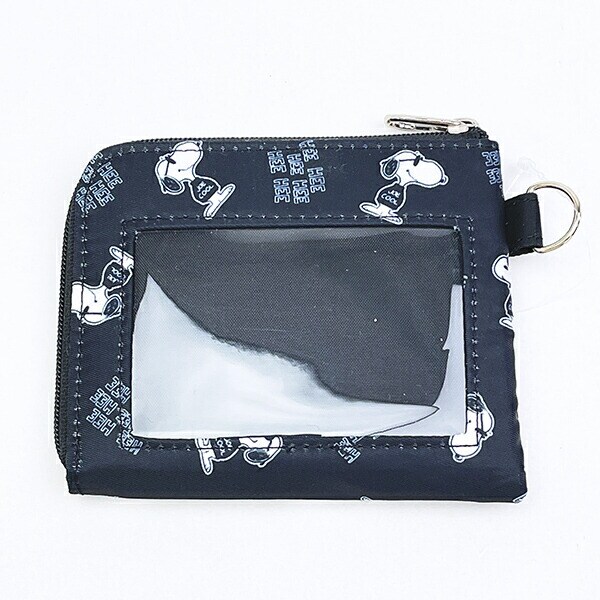 スヌーピー ジョークール ウォレット 財布 チラシ モノトーン SNOOPY