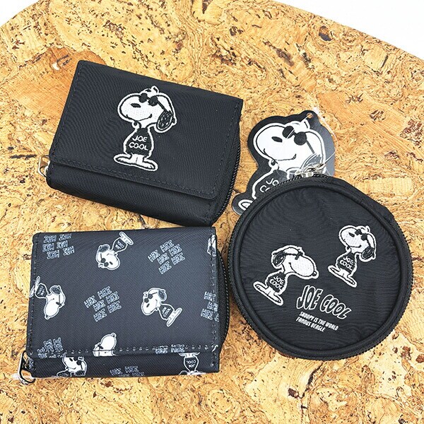 スヌーピー ジョークール 三つ折財布 (正面) SNOOPY