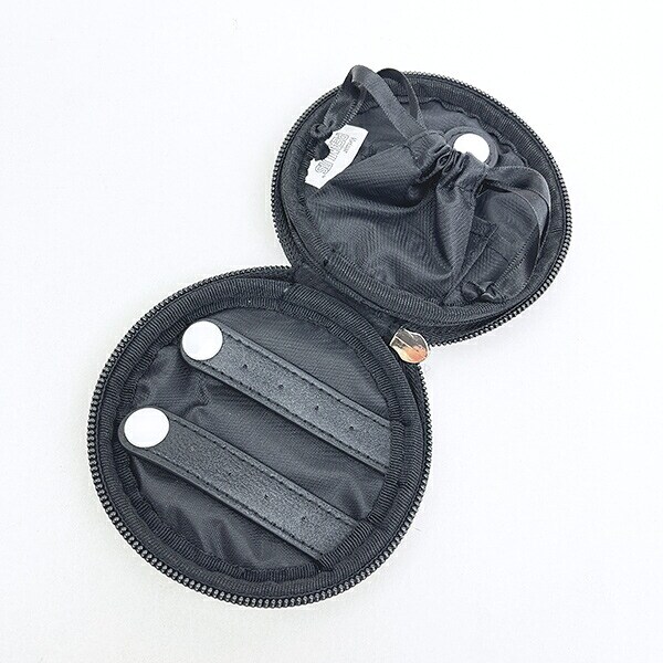 スヌーピー ジョークール アクセサリーポーチ 正面 モノトーン トラベル SNOOPY