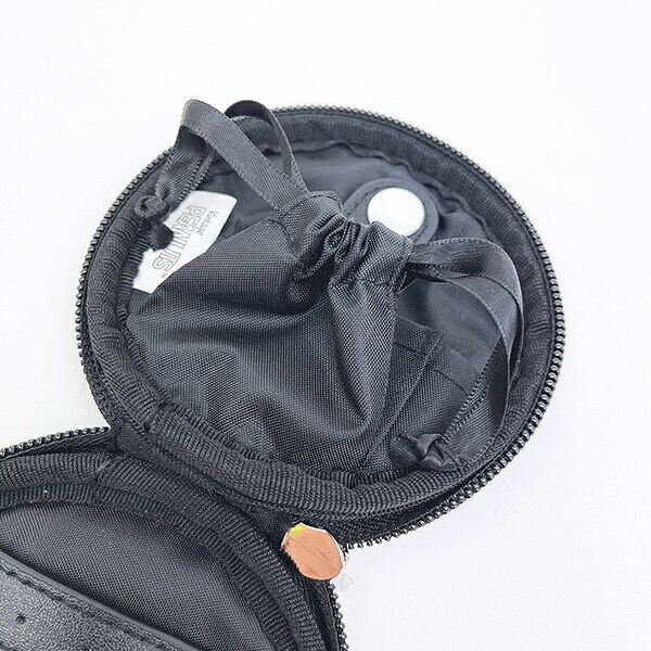 スヌーピー ジョークール アクセサリーポーチ 正面 モノトーン トラベル SNOOPY