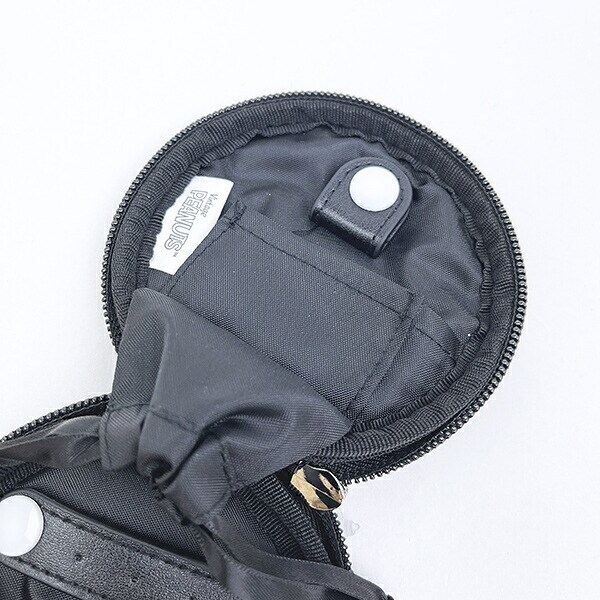 スヌーピー ジョークール アクセサリーポーチ 正面 モノトーン トラベル SNOOPY