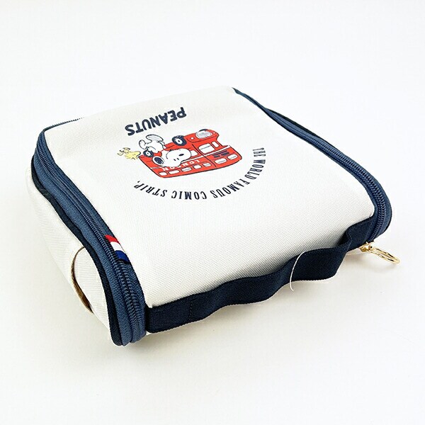 スヌーピー 撥水吊下げポーチ (アイボリー) トラベル用品 SNOOPY