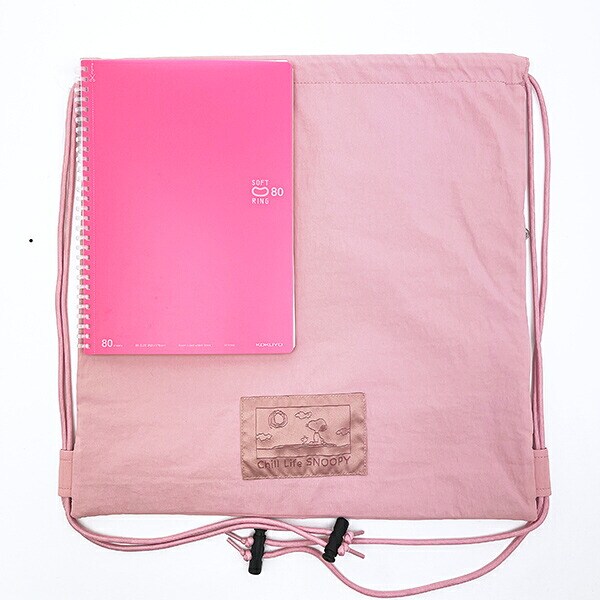 スヌーピー チルライフ ナップサック バッグ SNOOPY