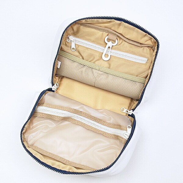 スヌーピー enjoy your trip 2WAY吊り下げポーチ SNOOPY