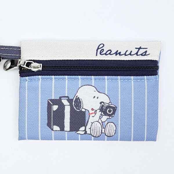スヌーピー enjoy your trip 3連ポーチ SNOOPY