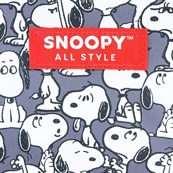 スヌーピー 3ポケットポーチ 総柄 オールスタイル SNOOPY