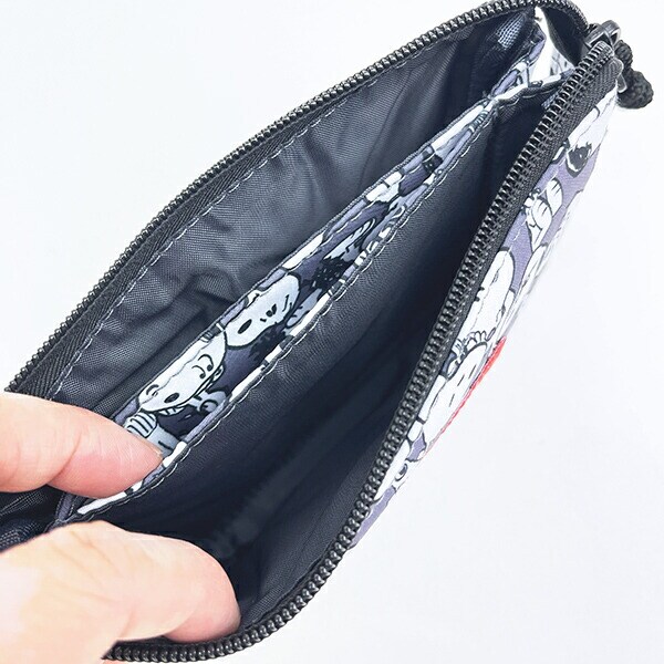 スヌーピー 3ポケットポーチ 総柄 オールスタイル SNOOPY