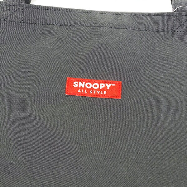 スヌーピー トートバッグ オールスタイル ブラック SNOOPY