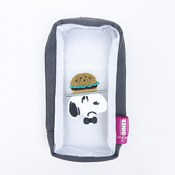 スヌーピー メッシュペンケース バーガー 文具 SNOOPY