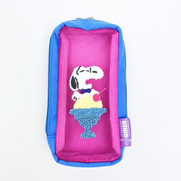 スヌーピー メッシュペンケース パフェ 文具 SNOOPY