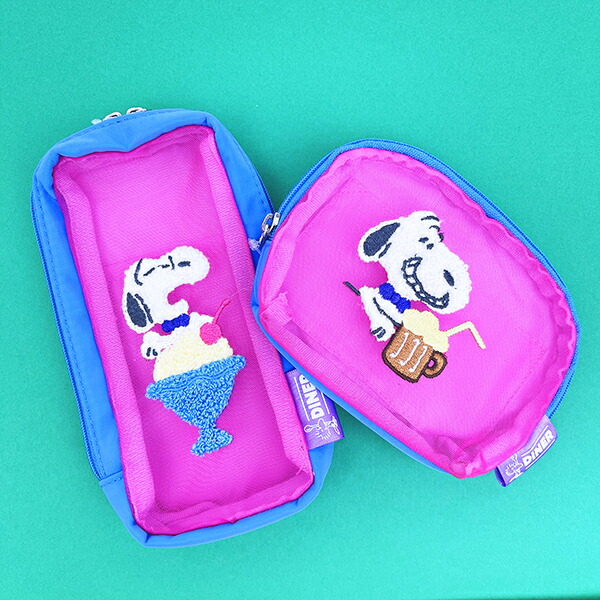 スヌーピー メッシュペンケース パフェ 文具 SNOOPY