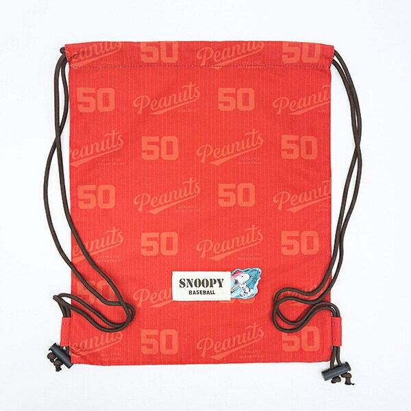 スヌーピー ナップサック バッグ BASEBALL SNOOPY