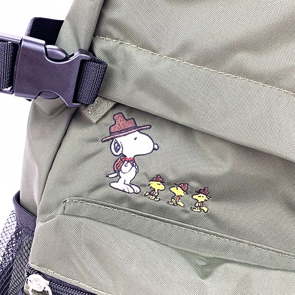 スヌーピー リュック カーキ ビーグルスカウト バッグ 学校 オフィス デイバッグ
