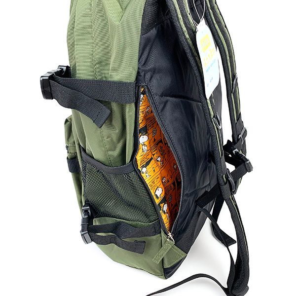 スヌーピー リュック カーキ ビーグルスカウト バッグ 学校 オフィス デイバッグ